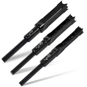 Zxl4658-10 Safercctv Square Hole Drill Bit Set For Wood Bearing Steel Hardness Sharp Mortise Dril