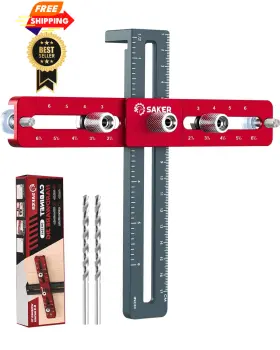 Saker Gj47112-x55373 Cabinet Hardware Doweling Jig - Handle Template 6.5 Inch Saw