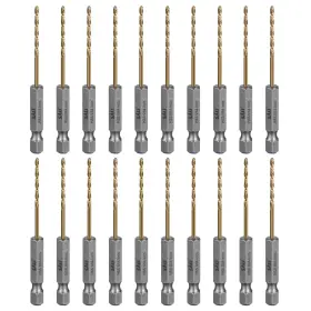 64-135-hex Sali Hss-m35-5/64-135-hex Cobalt Drill Bit Set 20 Pack 5/64 Inch High Speed Steel Hex Shank Jobber