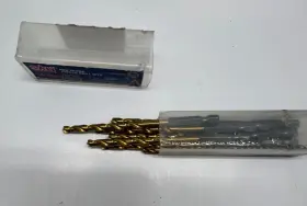 O06mhz006 Sali Qty 10 Jobber Drill Bit Hex Shank 7/32 Inch High Speed Steel
