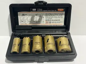 Sandvik 311518554927 Ab Sweden Carbide Tipped Hole Saw Kit - 7 Piece 7/8 Inch 1.5