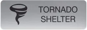 Zfs-67u1g-amzw Sblabels Tornado Shelter Indoor Easy Adhesive Mount Door And Silver