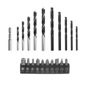 Dad001 Schneider Drill Bit Set 21-piece Black Oxide Coated