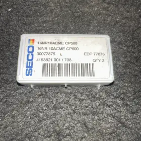 Seco 16nr10acme Cp500 Bit St1040