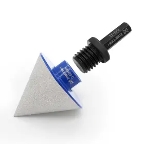 8ftft-11diamond Seekliny Simax-0496 2 Inch 5/8ftft-11diamond Chamfer Finger Cone Milling Bits Tile Ceramic Marble Adapter