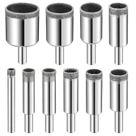 Semderm0001 Semderm 605500325624 Diamond Drill Bits Set 10 Pcs Hole Saw 1/4 Inch -1 1/5