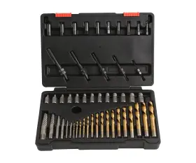 Wt219271 Sharcreatives 55-piece Master Screw Extractor Drill Bit And Guide Set Broken Bolt