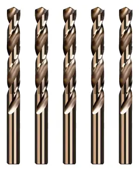 Cd31645p Sharpro Hss Cobalt Drill Bit Set M35 Jobber 31/64 Inch Metalworking Twist Bit-5pcs