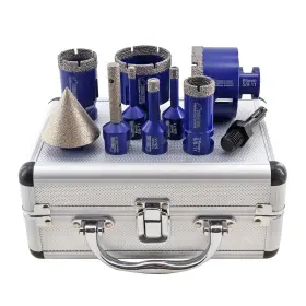 A8546010k5t Shdiatool Diamond Drilling Core Bits Set Chamfer For Porcelain Tile Marble Ceramic