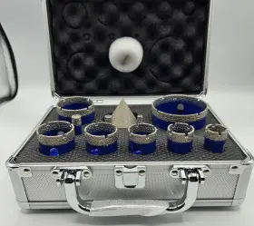 K2ts Shdiatool 11pcs/kit Diamond Drill Core Bit Set 6-65mm For Porcelain Ceramic Granite - New