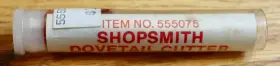 555075 Shopsmith Vintage Dovetail Cutter Bit New Old Stock In Package