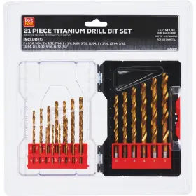 Sim Supply Inc. 009326328348 Do It Best Titanium Drill Bit Set 21-piece Qjdib-ptaset-006b Inc
