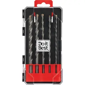 Sim Supply Inc. 009326453781 Do It Best Ready Carbide Masonry Drill Bit Set 5-piece Qjdib-ptaset-028
