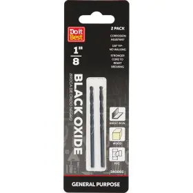 Qjdib-db-021 Sim Supply Inc. 310891db Do It Best 1/8 Inch Black Oxide Drill Bit 2-pack Pack Of 12
