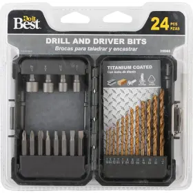 871321db Sim Supply Inc. Do It Best Titanium Drill And Drive Set 24-piece Inc