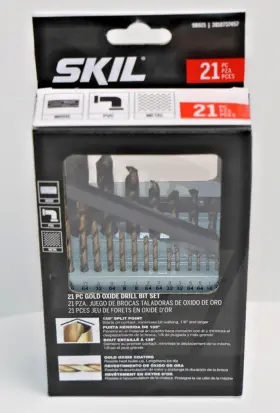 3810737457 Skil Metal Drill Bit Set 21 Pcs Gold Oxide -skil A11