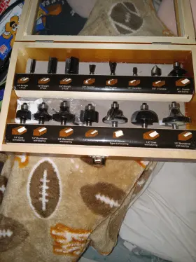 91015 Skil 15 Pc Router Bit Set Im Calling It Used But Looks New