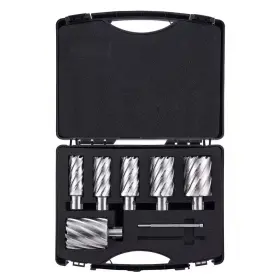 M2al Skyshalo 445053520595 6 Pc Mag Drill Bit Set Annular Cutter 1-2 Inch Diameter 2 Depth Hss