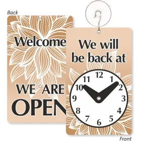 Bb-1001-bb-4.75x7.75 Smartsign Inch We Will Be Back - Welcome Are 4.75 X 7.75