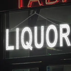 Casngpxleddz24008 Snailgo Led Liquor Sign For Business 30 Inch X10 Beer Wine