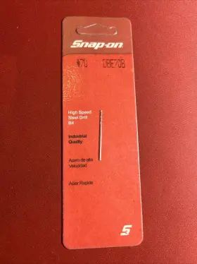 Dbe70b Snap-on High Speed Steel Drill Bit .0280 Inch