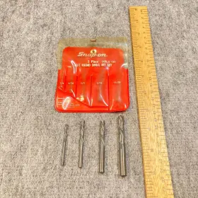 Dbls105 Snap-on Left Hand Drill Bit Set 4 Pc With Case Usa