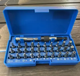Ptb32k Snap-on Bluepoint 32 Pc 1/4 Inch Hex Shank Sae Power Bit Set Blue-point
