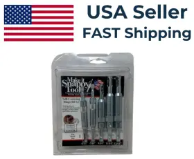 40050 Snappy 5pc Self Centering Hinge Drill Bit Set #2 14 - Used