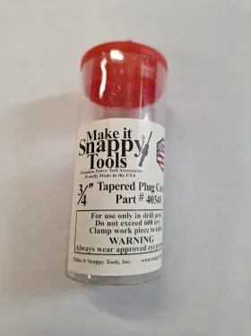 40348 Snappy Make It Plug Cutter Tapered 3/4in