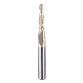 R1.5-d1 Spetool Tapered Ball Nose End Mill 1/4 Inch Shank With 1/16 Cutting Dia. 1/8