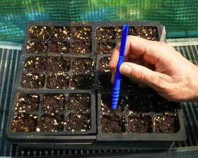 Spoken Garden Sg-ld-00 Precision Seed Sowing Tool Depth Marked Dibber For Accurate Planting