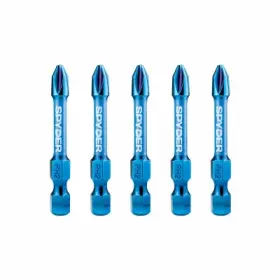 19087 Spyder Ph2 Mach-blue Phillips Impact Driver Bits 2 Inch 5-pk. -