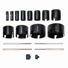 600938 Spyder 18-pc. Carbide-tip Hole Saw Kit -