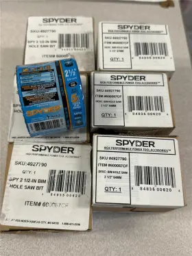 Spyder 884835006204 Lot Of 6 Rce Bim Hole Saw 2-1/2 Inch