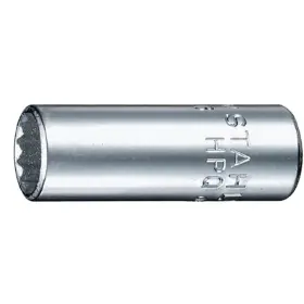 01650018 Stahlwille 018754001767 1/4-inch 6.3mm 12-point Deep Socket Made Of Steel Chrome Plated