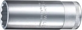 03020032 Stahlwille 018754005727 1/2-inch 12.5mm 12-point Socket Extra Deep Made Of Steel Chrome