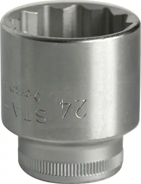 2010024 Stahlwille 018754149148 45 Socket 24mm Hex 10mm 3/8 Inch Drive 35mm Length High-performance