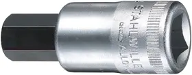 03450020 Stahlwille 1/2 Inch Square Drive Inhex Socket 5/16 Size 60mm Length Chrome Allo