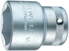 05010036 Stahlwille 55 Socket 36mm Hex Tip 3/4 Inch Drive High-performance Steel Chrome Anti-slip 60mm