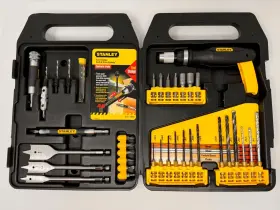 Stc-1880 Stanley Fast Change Drill And Drive System 44 Pcs Contractor Grade With Case