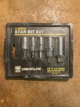 6168751 Star 98209 Crewline Bit Set 5 Piece Rusty Incomplete