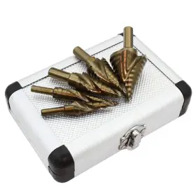 31014-h1 Stark Usa Industrial Cobalt Steel Step Bits Set 5-piece