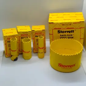 H0096 Starrett H0278 4 Pcs Hole Saw Lot H0058 H0078 New