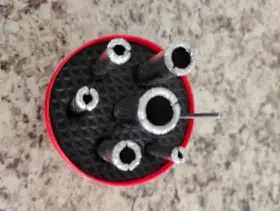 Kd2000td1 Starrett 7-piece Diamond Tile Hole Saw Kit Lot Of 1