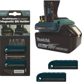 Bh-mk-blu-2 Stealthmounts Magnetic Bit Holders For Makita 18/40v 2-pack