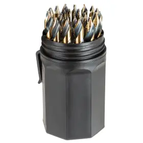 63200 Steel Vision 29 Pc Stepped Cutter Drill Bit Set M35 Tungsten-cobalt Alloy
