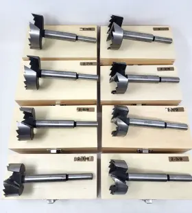 D1029 Steelex 8 Piece Large Forstner Bit Set
