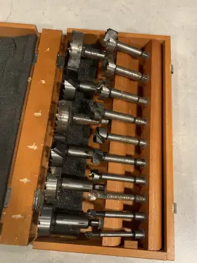 D3573 Steelex Forstner Bit Set With Hex Shank 16-piece