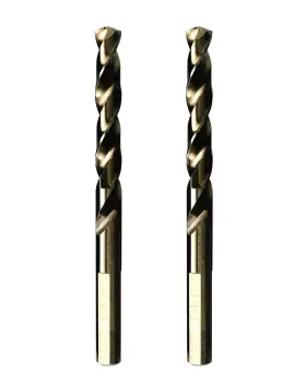 Stroton 643459995017 5% Cobalt Drill Bits Set 3/8 X 2pcs For Stainless Steel And Hard Metal