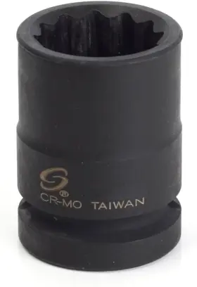 428zt Sunex Tools 3/4-inch Drive 7/8-inch 12-point Thin Wall Impact Socket One Size